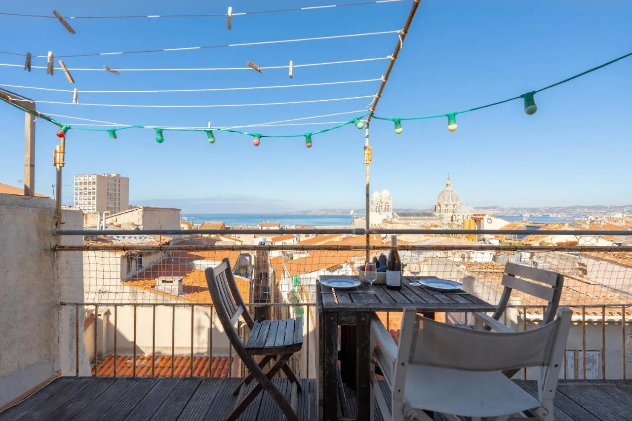 Terrasse Vue Mer & Quartier Historique Vieux Port Marseille 0*,  Frankrig